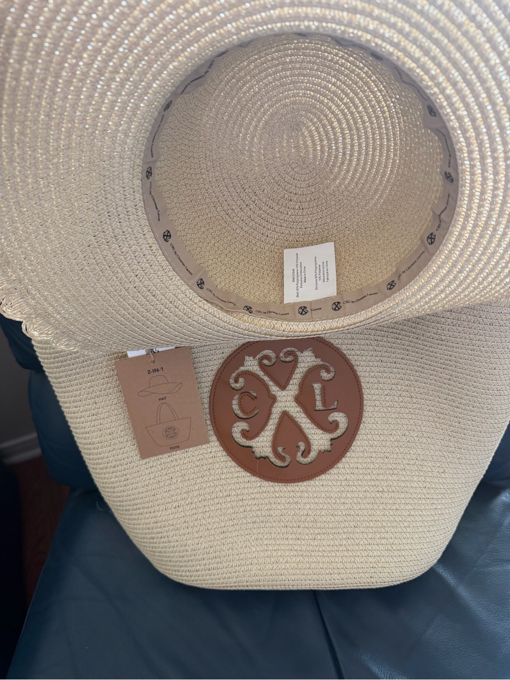2 in 1 Paloma Straw Hat & Bag Matching Set ~ NWT - Picture 12 of 14